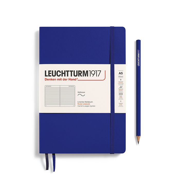 CAIET A5 DICTANDO COPERTA FLEXIBILA ALBASTRU CERNEALA LEUCHTTURM CAIET A5 DICTANDO COPERTA FLEXIBILA ALBASTRU CERNEALA LEUCHTTURM